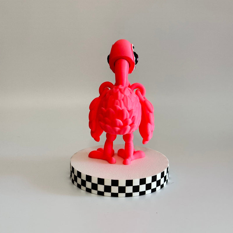 Ziggy The Flamingo 3D Printed Fidget Collectable