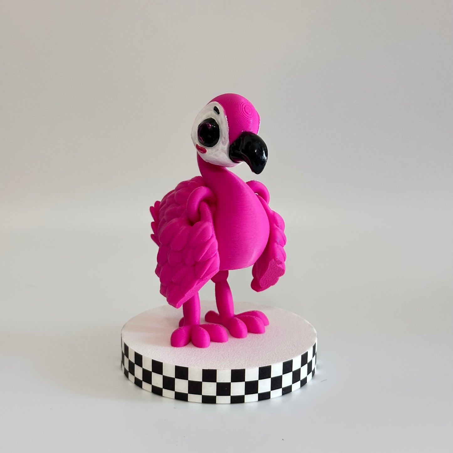 Flossie The Flamingo 3D Printed Fidget Collectable