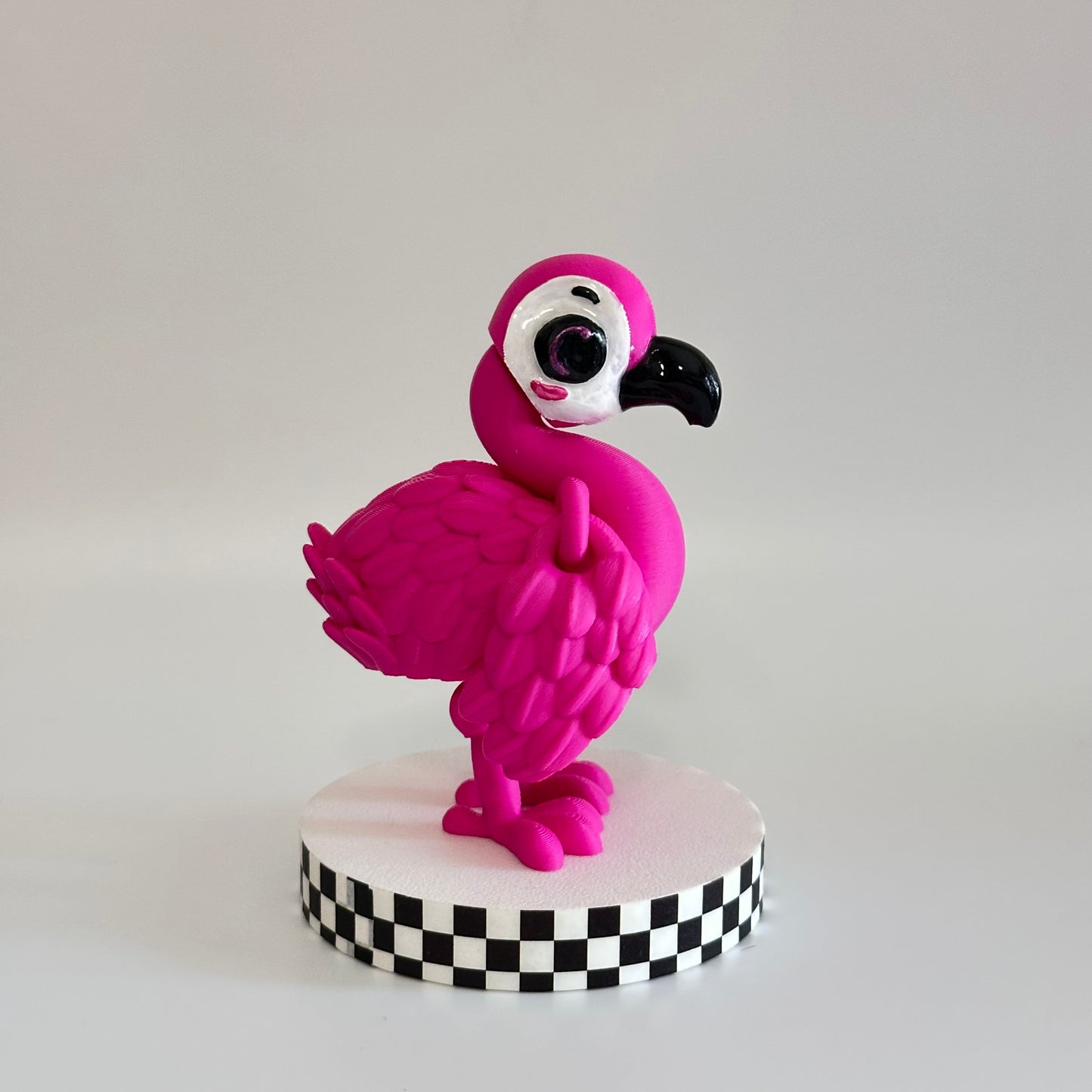 Flossie The Flamingo 3D Printed Fidget Collectable