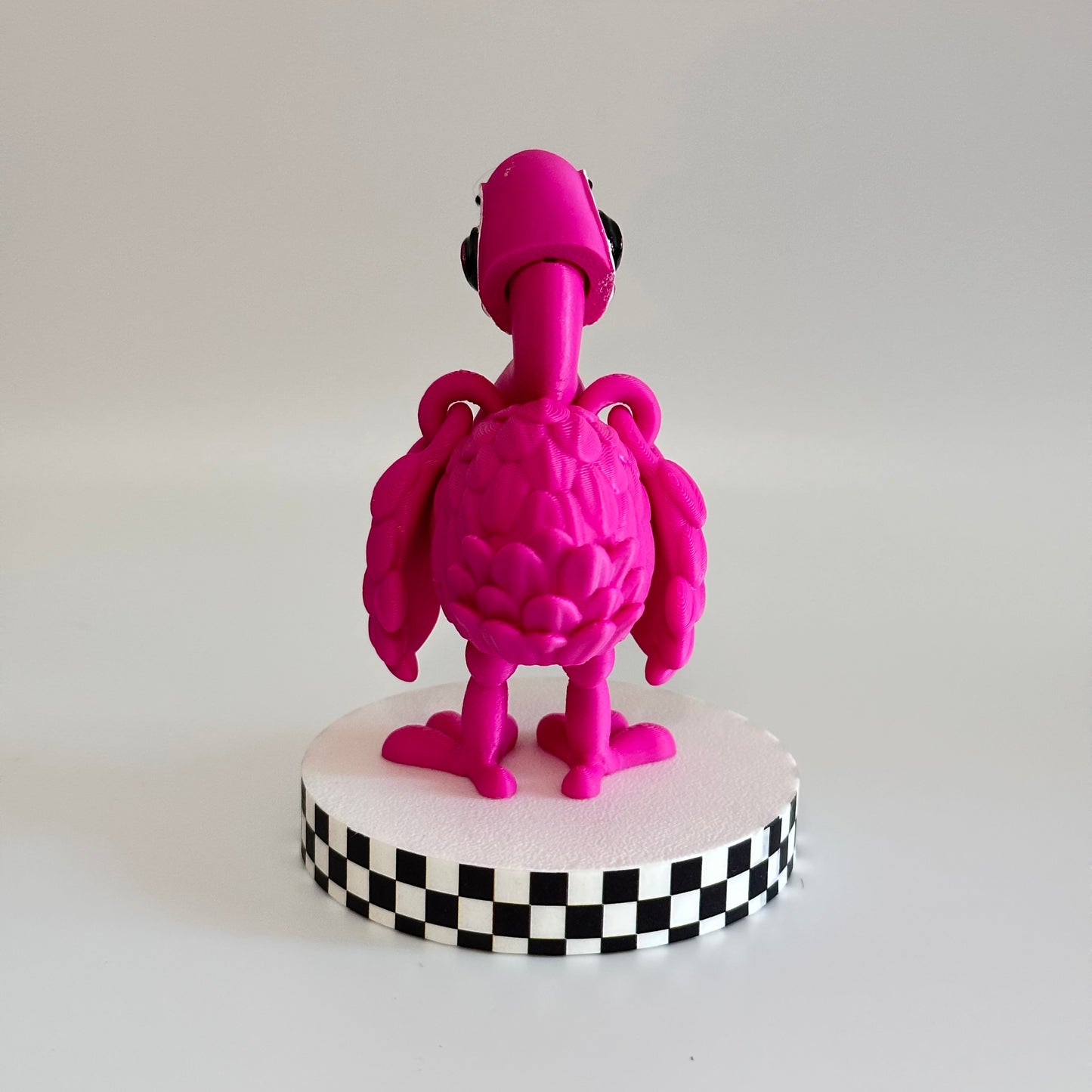 Flossie The Flamingo 3D Printed Fidget Collectable