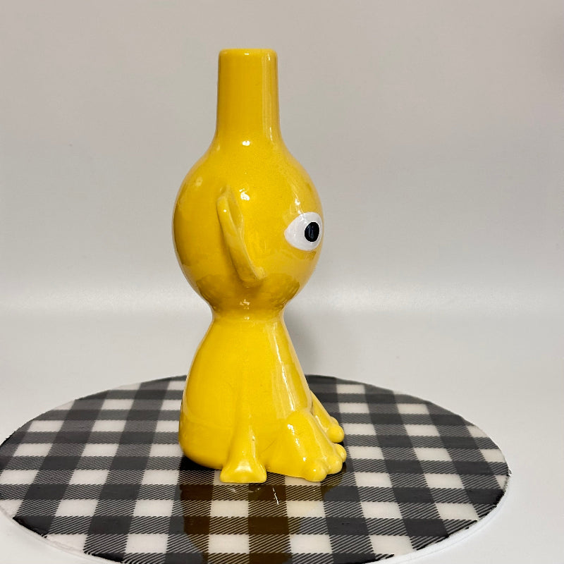 Yellow Pikmin 3D Printed Vase Collectable