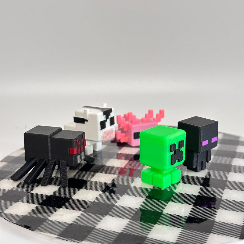Mini Minecraft 3D Printed Shelfie Collectable