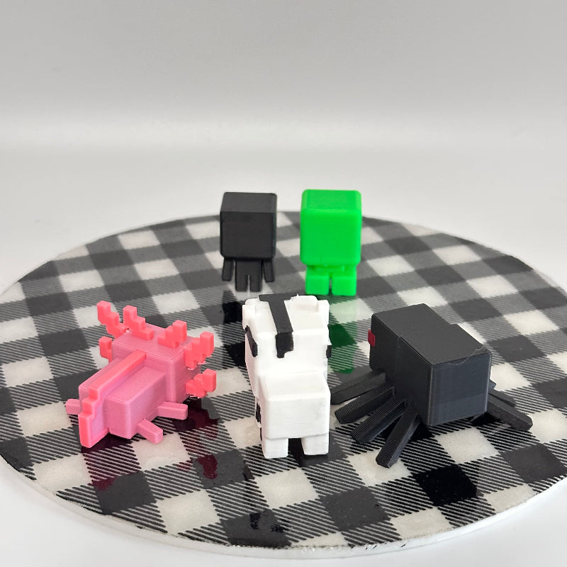 Mini Minecraft 3D Printed Shelfie Collectable