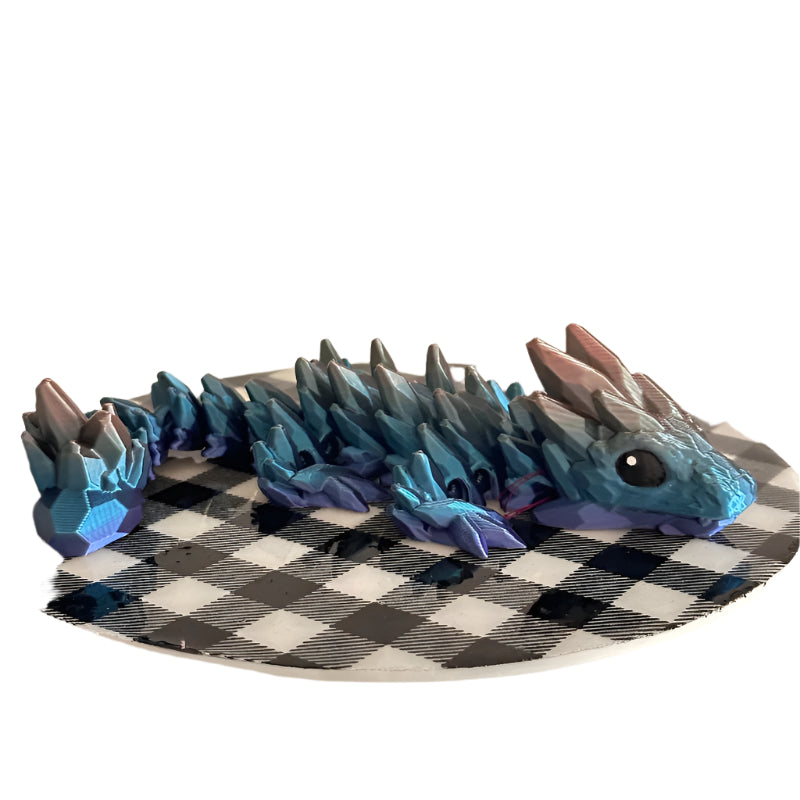 Brimora the Crystal Dragon 3D Printed Fidget Collectible
