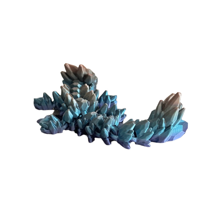 Brimora the Crystal Dragon 3D Printed Fidget Collectible