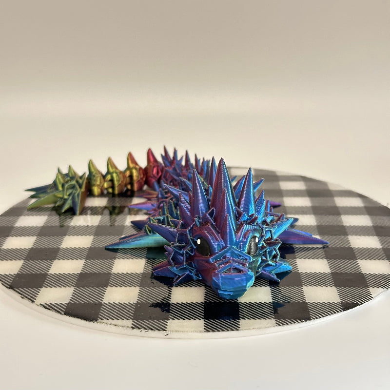 Thornflare the Spiked Dragon 3D Printed Fidget Collectible