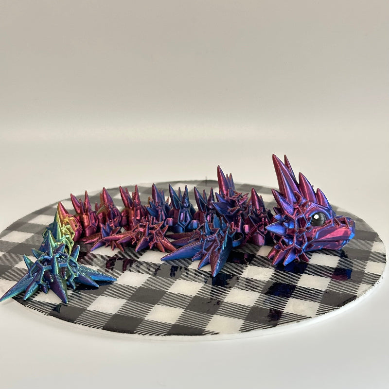 Thornflare the Spiked Dragon 3D Printed Fidget Collectible