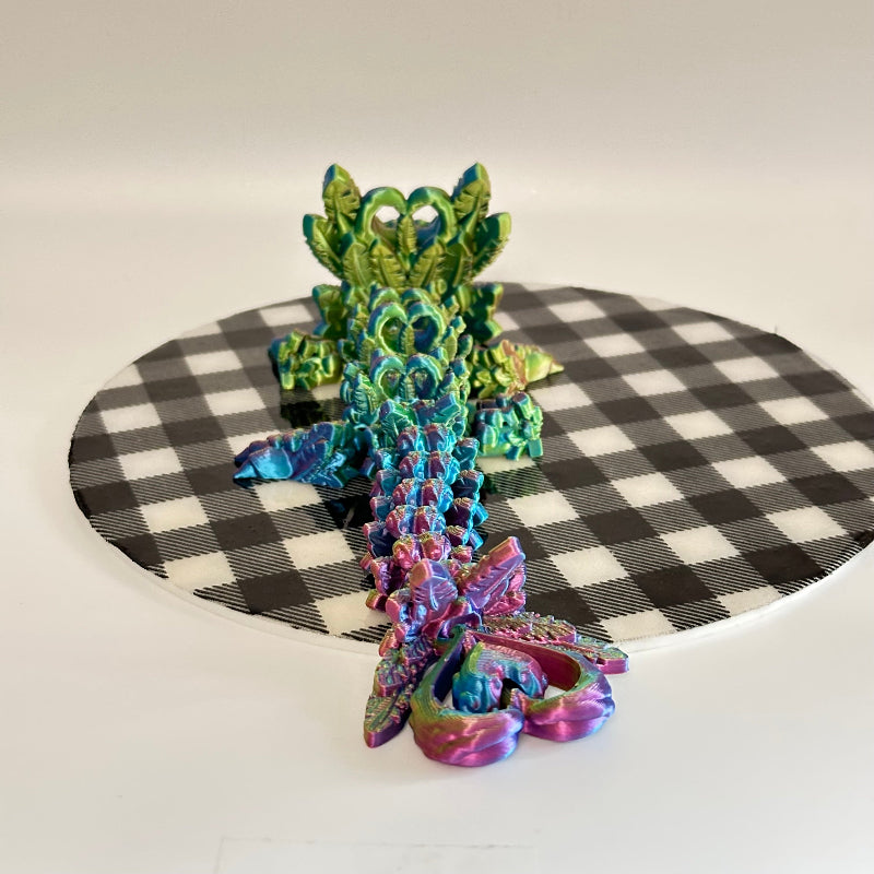 Amoura the Heart Dragon 3D Printed Fidget Collectible
