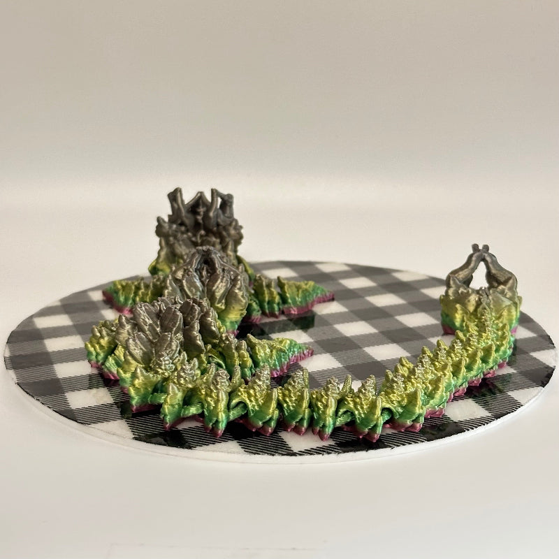 Sylvorn the Autumn Dragon 3D Printed Fidget Collectible