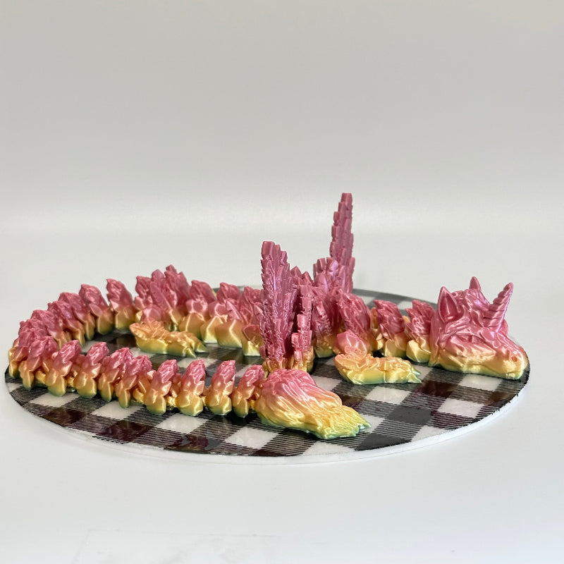 Solvaira the Alicorn Dragon 3D Printed Fidget Collectible