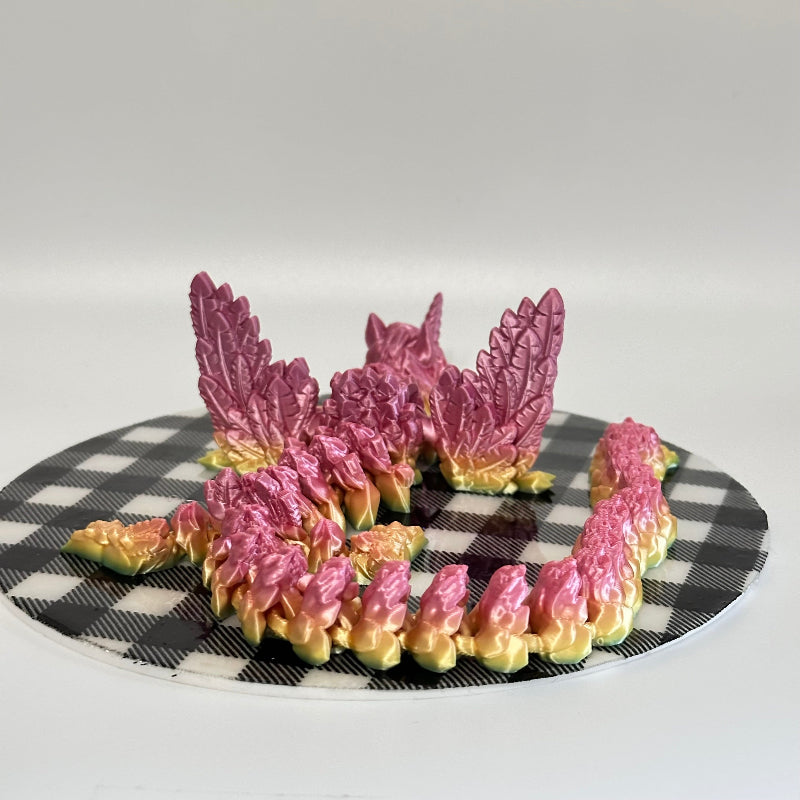 Solvaira the Alicorn Dragon 3D Printed Fidget Collectible