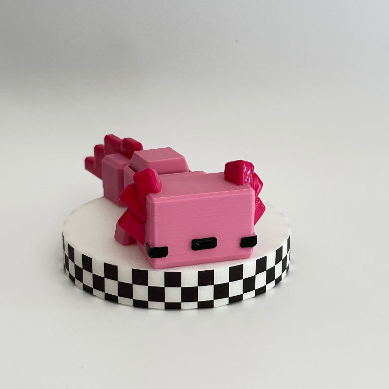 BlosomBloxie The Bloxolotl 3D Printed Fidget Clicker Collectable