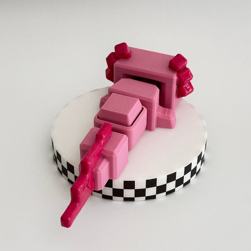 BlosomBloxie The Bloxolotl 3D Printed Fidget Clicker Collectable