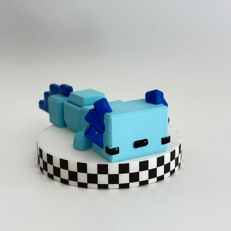 AquaBloxie The Bloxoltol 3D Printed Fidget Clicker Collectable