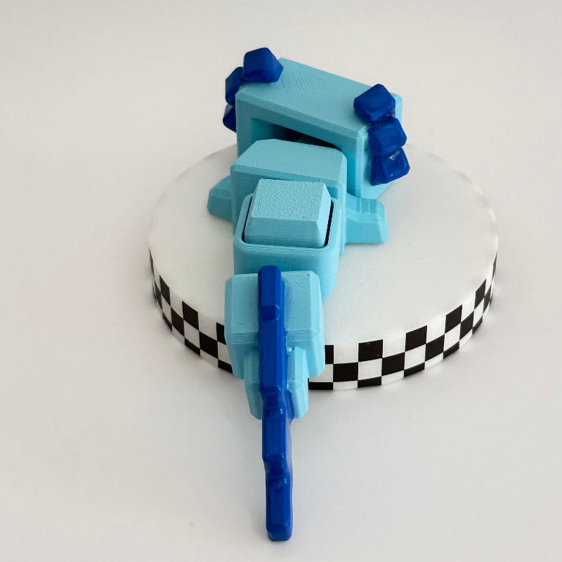 AquaBloxie The Bloxoltol 3D Printed Fidget Clicker Collectable