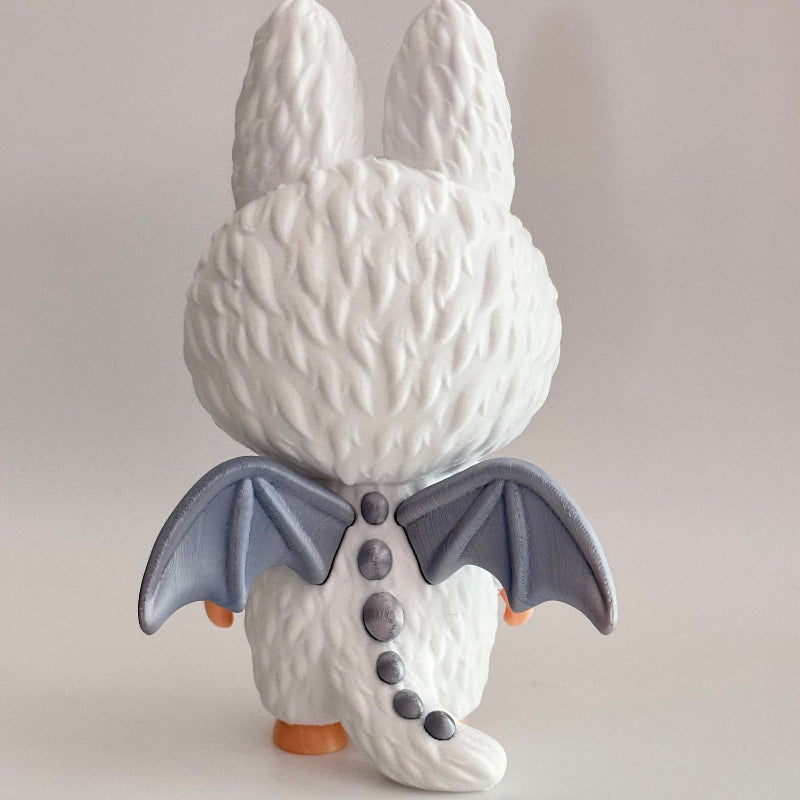Shivermoon LabuBOO The Rare White Dragon3D Printed Shelfie Collectable