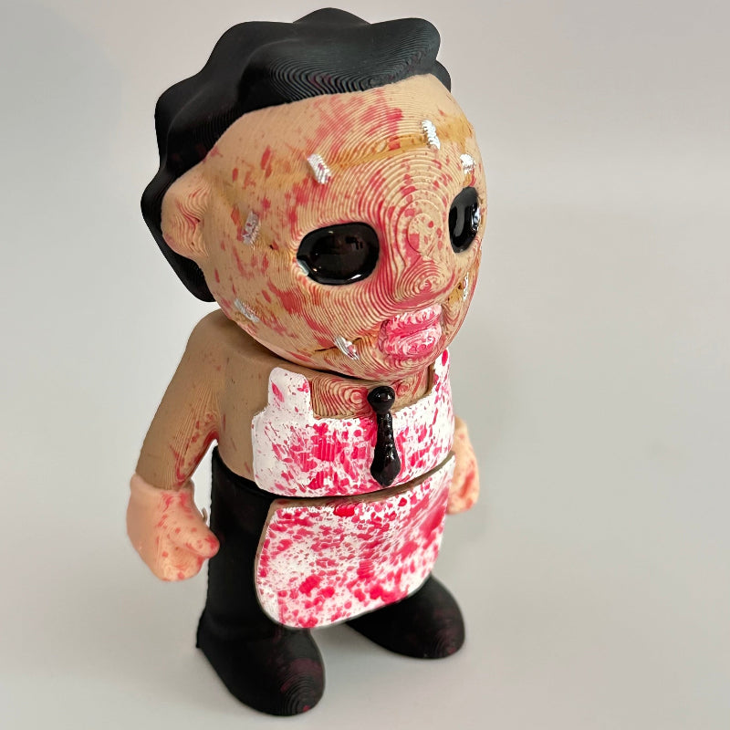 Leather Face 3D Printed Fidget Collectable