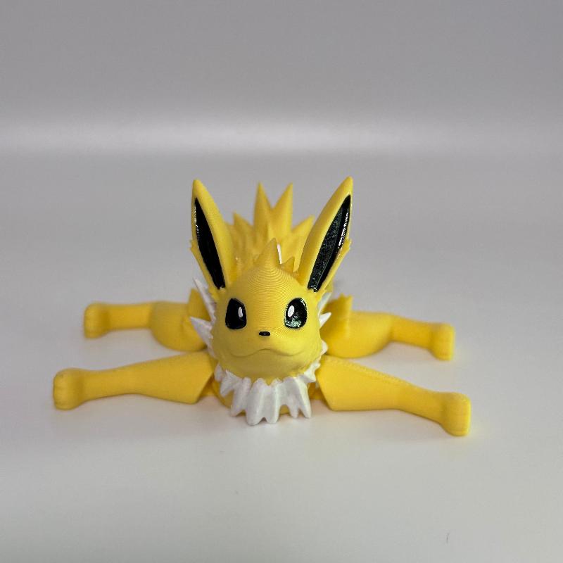 Jolteon Eevee Evolution Pokemon 3D Printed Fidget Collectable