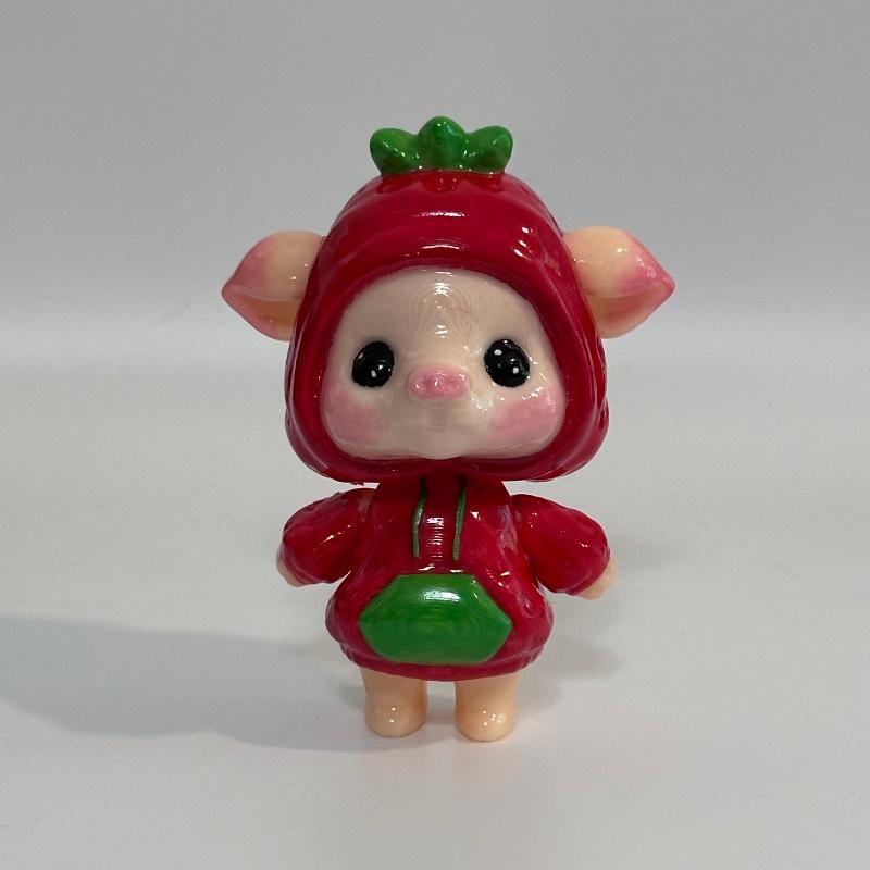 Berry Oink Delight 3D Printed Fidget Pig Collectable
