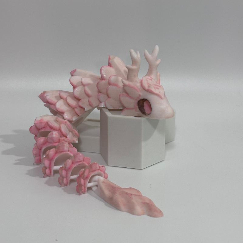 WhisperWisp the Wish Dragon 3D Printed Fidget Toy