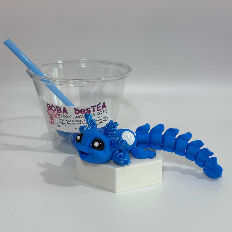 Blueberry Vanilla Breeze Novelty Boba Bestie 3D Printed Fidget Collectable