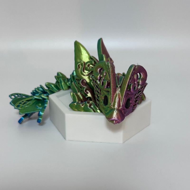 Mariphos the Butterfly Dragon 3D Printed Fidget Collectible