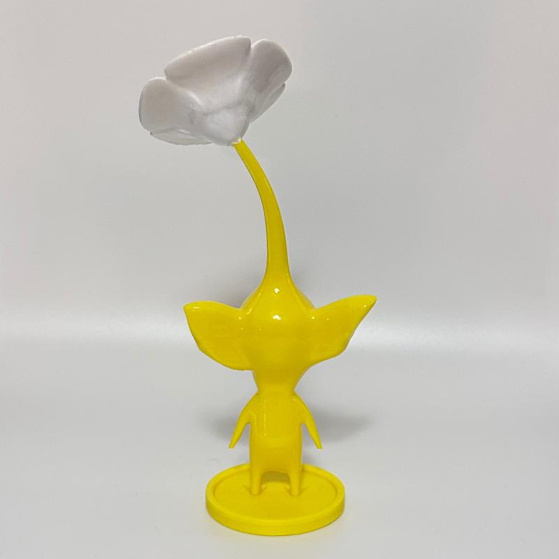 Yellow Pikmin Pop Culture 3D Printed Shelfie Collectable