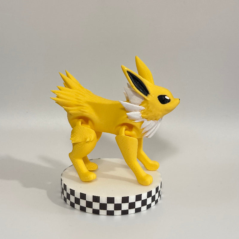 Jolteon Eevee Evolution Pokemon 3D Printed Fidget Collectable