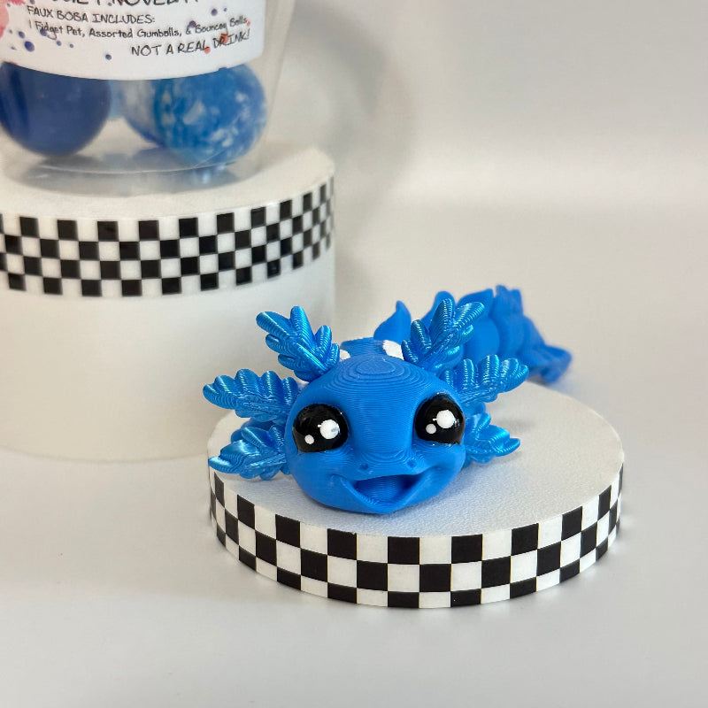 Blueberry Vanilla Breeze Novelty Boba Bestie 3D Printed Fidget Collectable