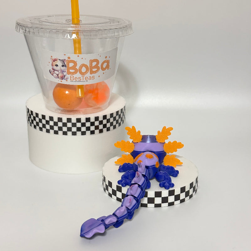 Tropical Twilight Bliss Novelty Boba BesTeaFidget Collectable