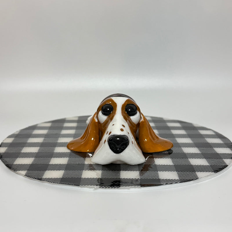 Charlie Basset Hound 3D Printed Fidget Dog Collectable