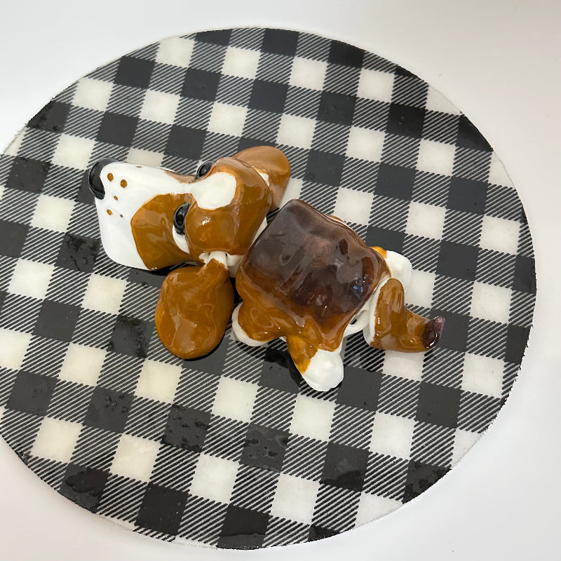 Charlie Basset Hound 3D Printed Fidget Dog Collectable