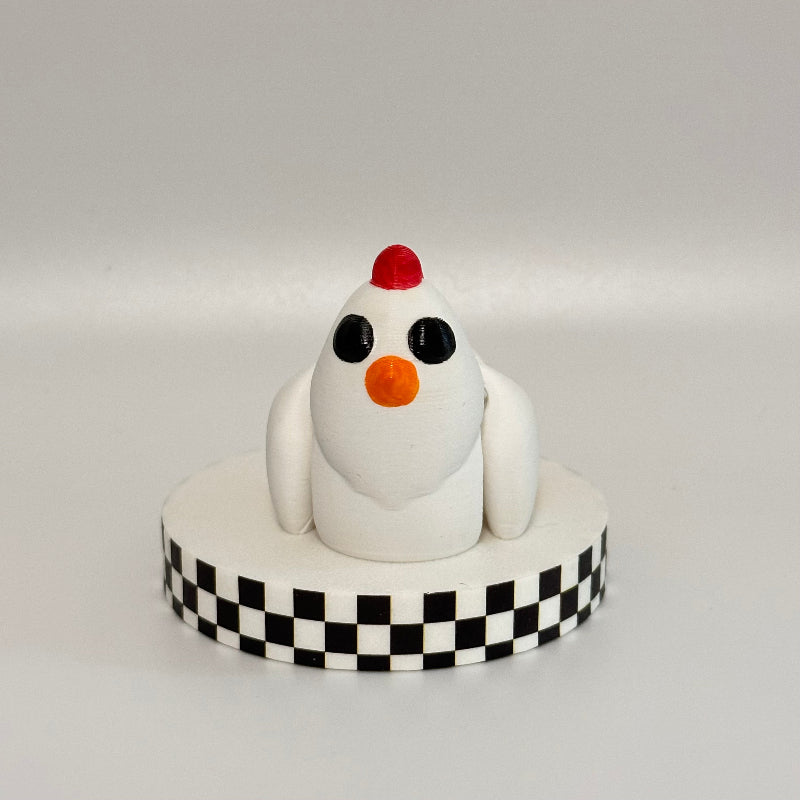 Peep The Chicken 3D Printed Fidget Collectable