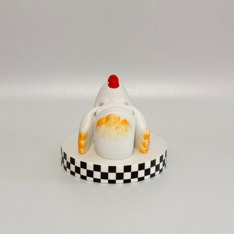 Peep The Chicken 3D Printed Fidget Collectable