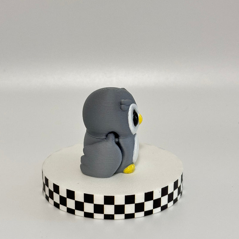 Hootsie The Grey Owl 3D Printed Fidget Collectable