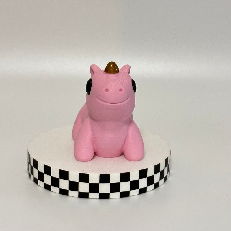 Sunnyglow Magical Pink 3D Printed Fidget Unicorn Collectable