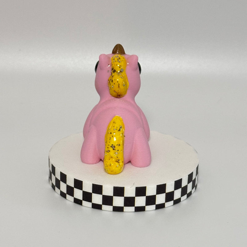 Sunnyglow Magical Pink 3D Printed Fidget Unicorn Collectable