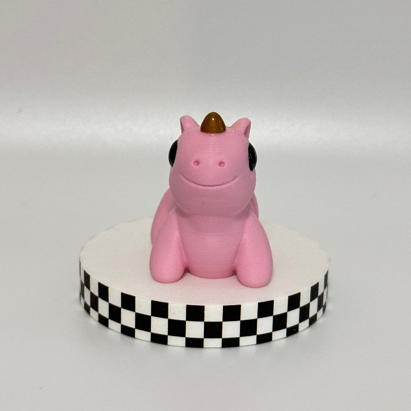 Meadowgleam Magical Pink 3D Printed Fidget Unicorn Collectable