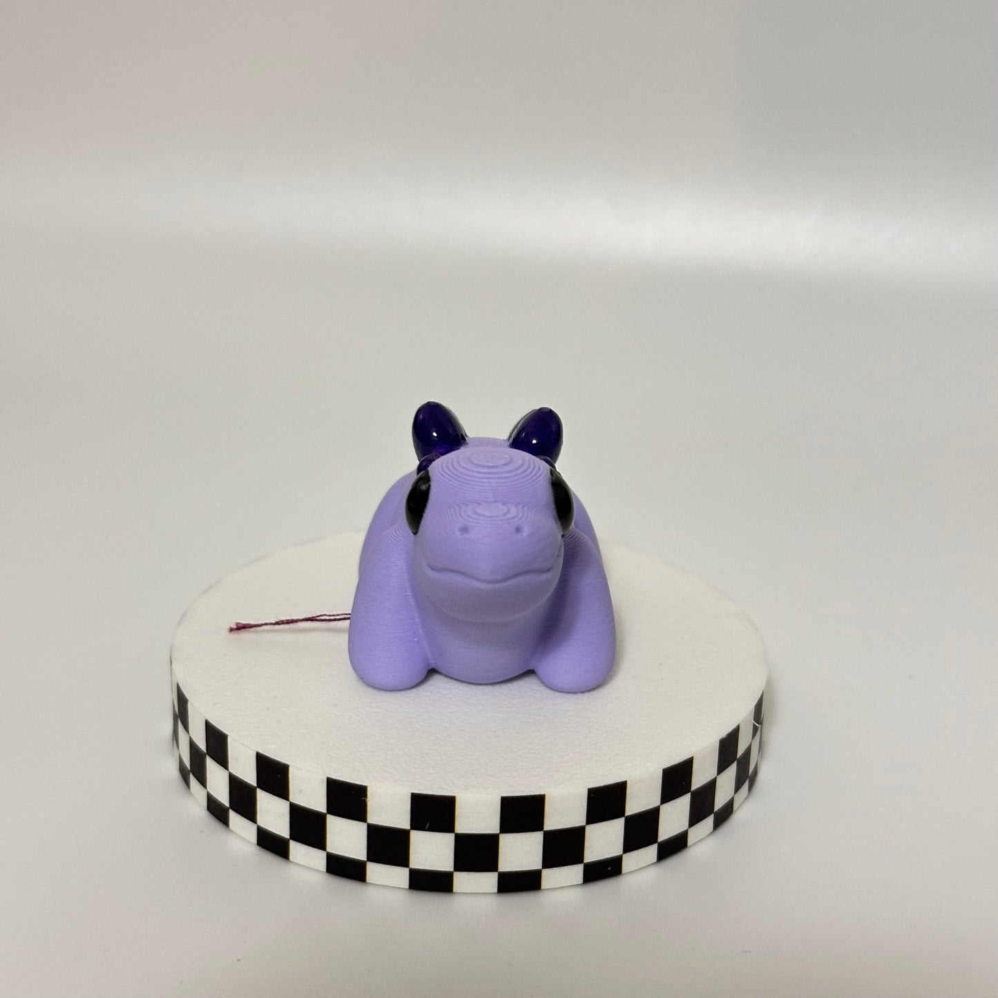 Lilac Lanes: Purple Stegosaurus 3D Printed Fidget Collectible