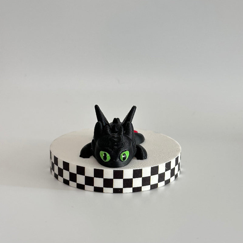 Mini Night Fury 3D Printed Fidget Dragon Collectible