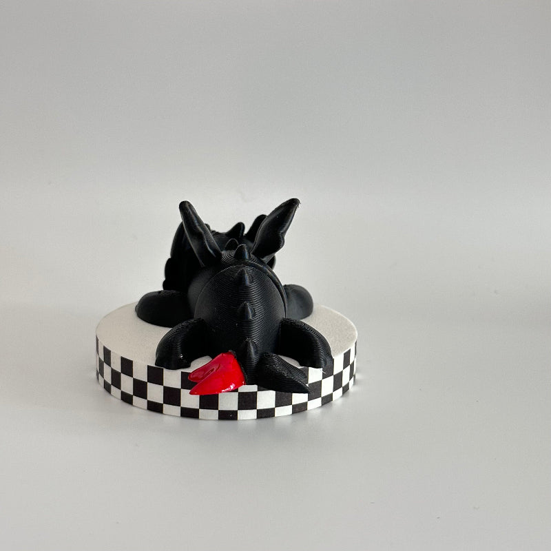 Small Night Fury 3D Printed Fidget Dragon Collectible