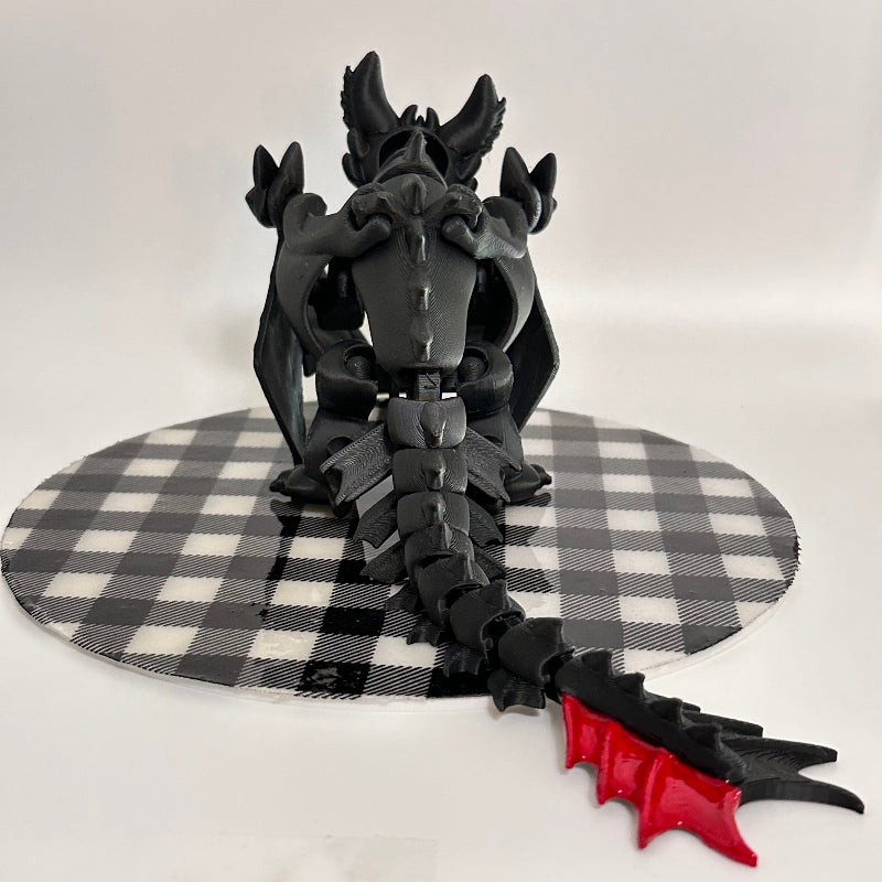 Large Night Fury 3D Printed Fidget Dragon Collectible