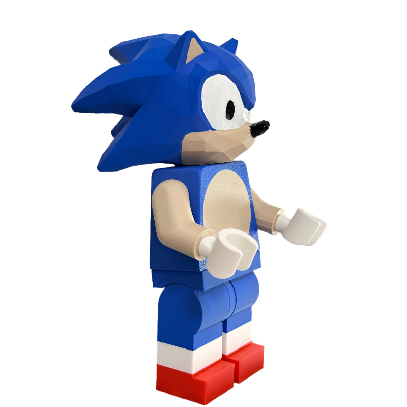 Big Brick Sonic 3D Printed Shelfie Collectible