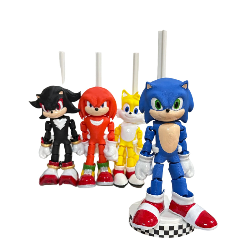SpinDash Sonic 3D Printed Fidget Collectible