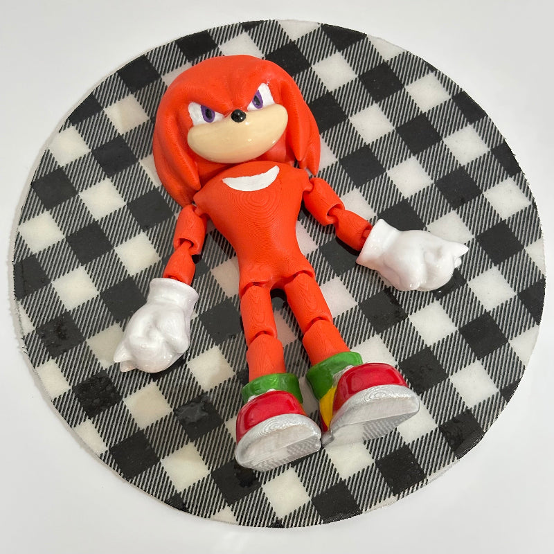 Knuckles the Fidget Guardian 3D Printed Fidget Collectible