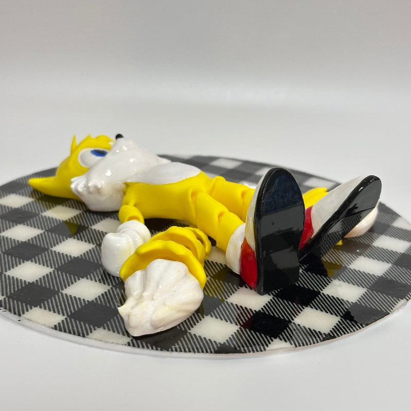 Tails the Fidget Flyer 3D Printed Fidget Collectible