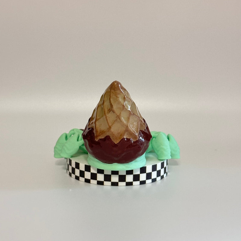 Mintie The Kawaii Icecream Spider 3D Printed Fidget Collectable