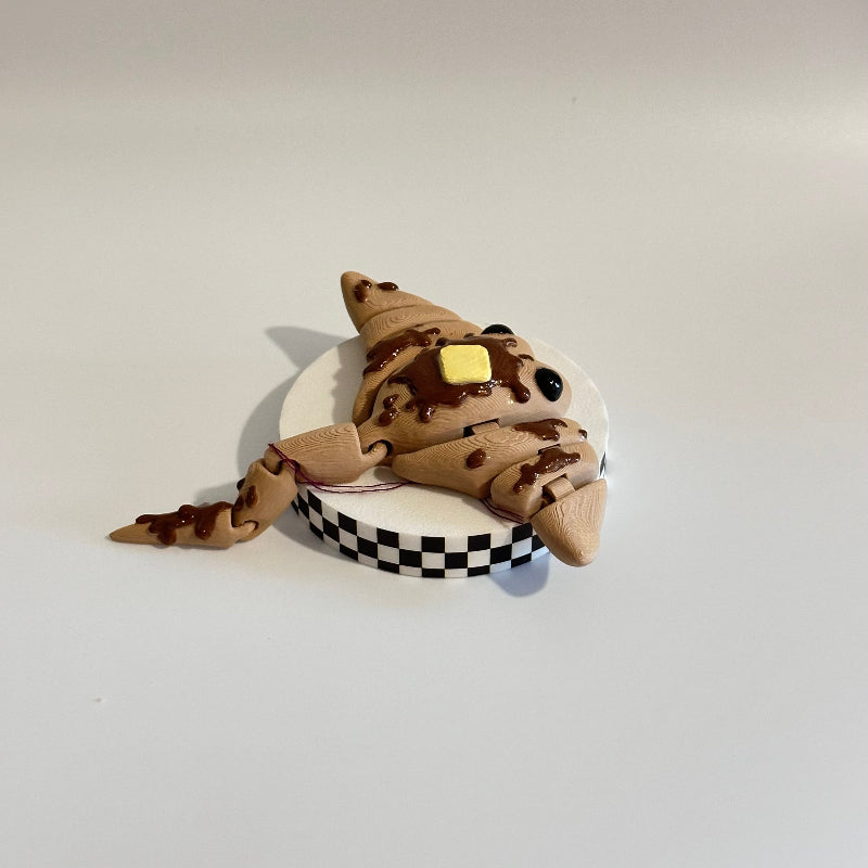 Flappy Jack The Pancake Manta Ray 3D Printed Fidget Collectable