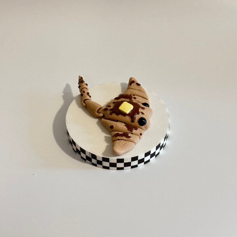 Flappy Jack The Pancake Manta Ray 3D Printed Fidget Collectable