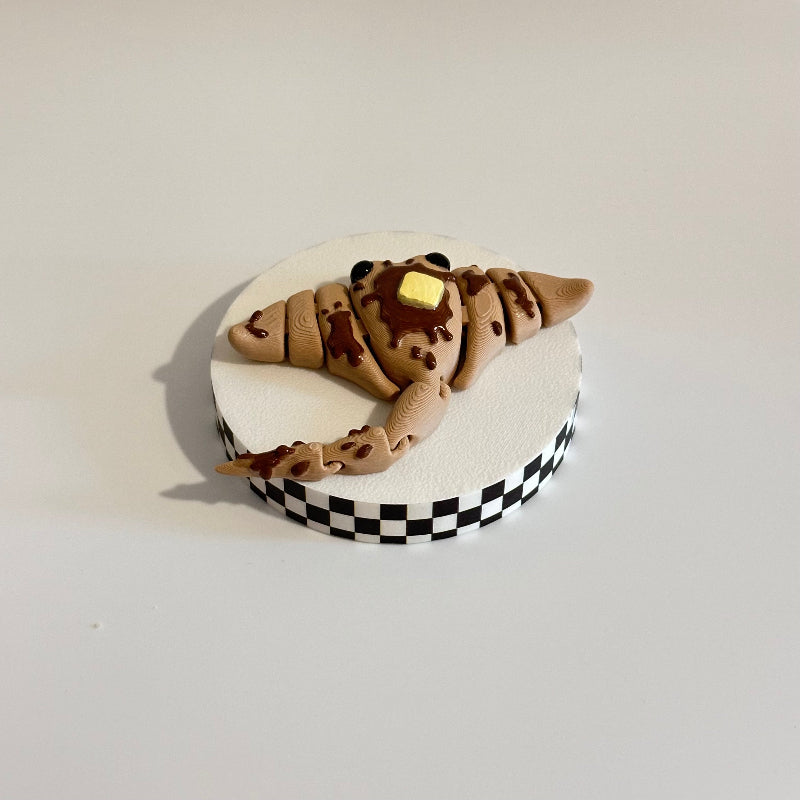 Flappy Jack The Pancake Manta Ray 3D Printed Fidget Collectable
